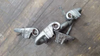 Tirador/Agarrador antiguo de metal