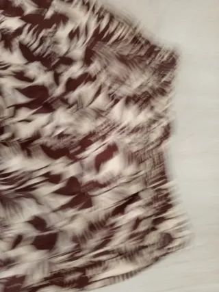 Pantalón estampado floral mujer