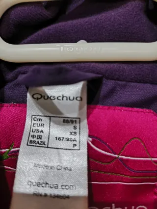 Chaqueta cortavientos Quechua Talla S