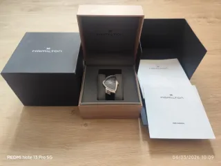 Reloj Hamilton Ventura Cuarzo Negro/Plata