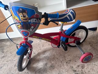 Bicicleta infantil Paw Patrol