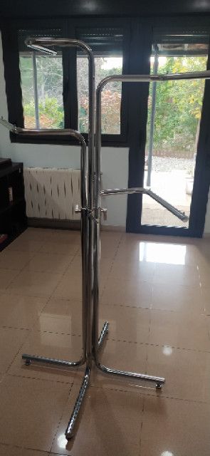 Perchero Metálico Plata