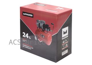 Compresor Aire Silencioso 24 L - 0,75 Hp - 09368 - Mader