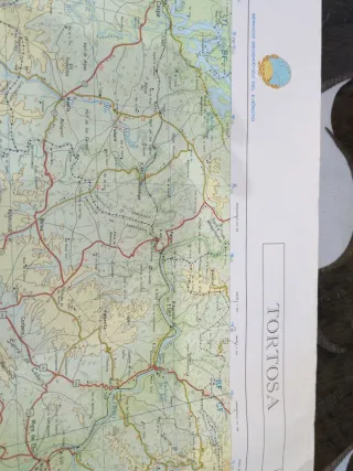 Mapa Militar España Tortosa 1982