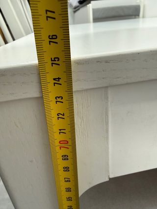 Mesa de comedor blanca