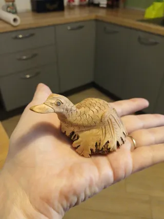 Artigianato in legno: lumaca e anatra