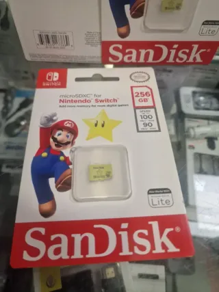 Micro SDXC 256GB SanDisk para Nintendo Switch