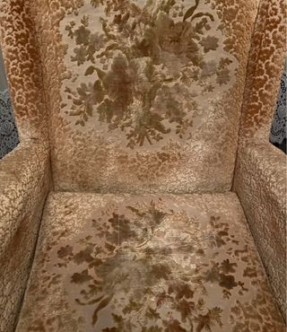 Divano e 2 poltrone in tessuto