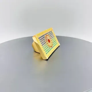 SELLO BANDERA GITANA CON CIRCONITAS.