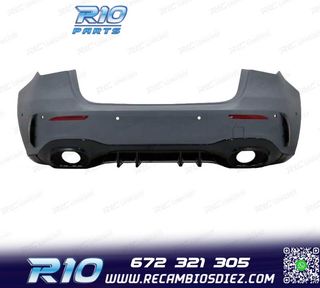 PARAGOLPES TRASERO MERCEDES CLASE A W177 LOOK A35 + COLAS E
