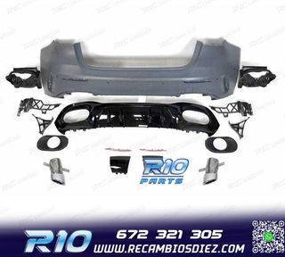PARAGOLPES TRASERO MERCEDES CLASE A W177 LOOK A35 + COLAS E