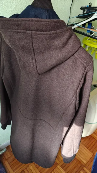 Parka hombre marrón y azul nueva