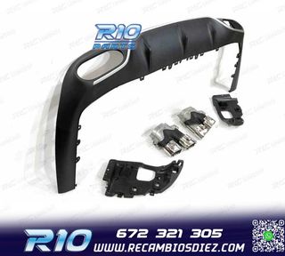 DIFUSOR MERCEDES W213 COUPE C238 LOOK E53 + COLAS ESCAPE NE