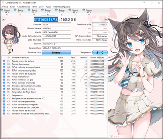 Lote 5 Discos Duros SATA 160GB WD + 1 Seagate