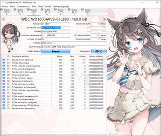 Lote 5 Discos Duros SATA 160GB WD + 1 Seagate