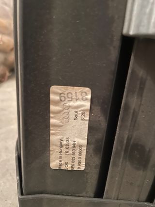 Bandeja maletero Audi A4 B7 Avant