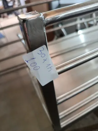 ESTANTERÍA BAJO CAMPANA ACERO 1 M 658746091