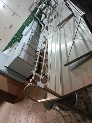 ESTANTERÍA BAJO CAMPANA ACERO 1 M 658746091