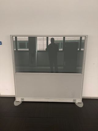 Mampara cristal oficina