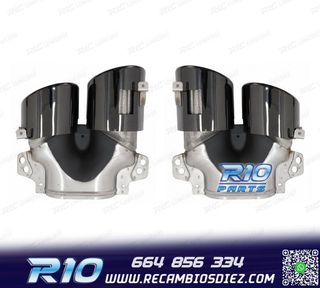 COLAS DE ESCAPE MERCEDES GLE W167 19- LOOK GLE53 NEGRO