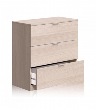 Comoda 3 Cajones. Roble