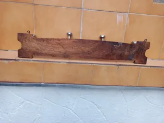 Perchero madera y metal estilo Art Decó