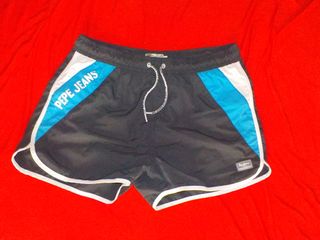 Bañador Pepe Jeans Hombre Negro y Azul