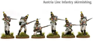Fanteria Austriaca Linea Skirmish 6pcs