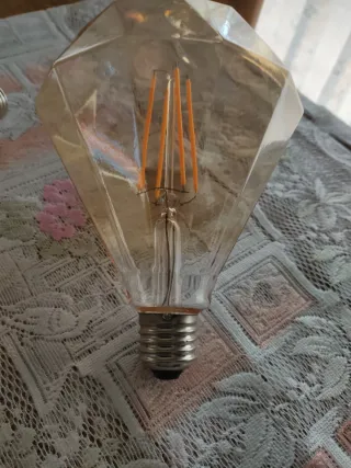 Lámpara Decorativa Cristal Diseño Diamante