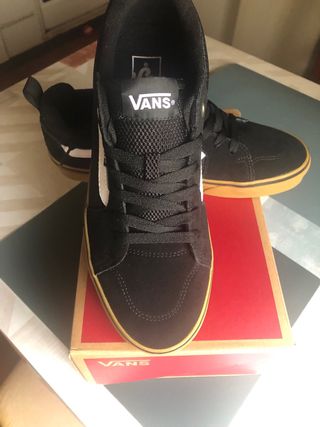 Vans Talla 42 Negro/Marrón