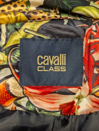 Piumino Cavalli Class - Stampa Tropical Animalier