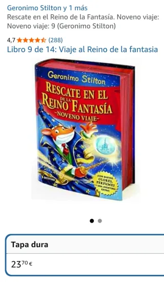 Geronimo Stilton: Rescate en el Reino Fantasía 9.