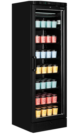 Congelador de exposición cristal