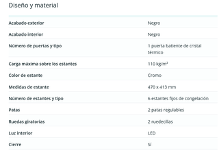 Congelador de exposición cristal