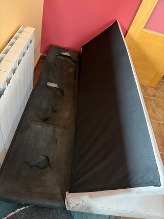 Sofá Cama Gris Claro