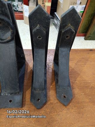 Angulos de hierro para pergolas.