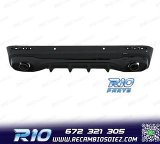DIFUSOR MERCEDES X247 20- LOOK GLB35 + COLAS ESCAPE NEGRO