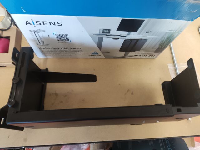 AISENS Soporte Giratorio,Altura Personalizable CPU