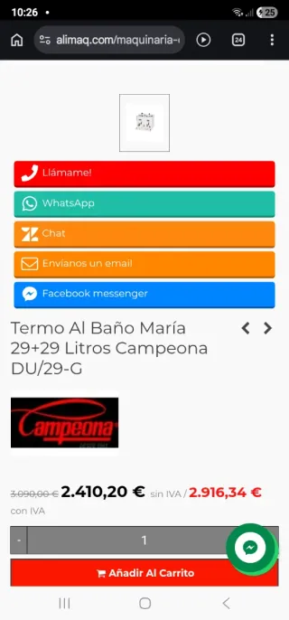 Termo doble Campeona