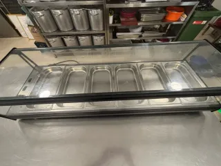Vitrina Caliente Movilfrit 6 Bandejas
