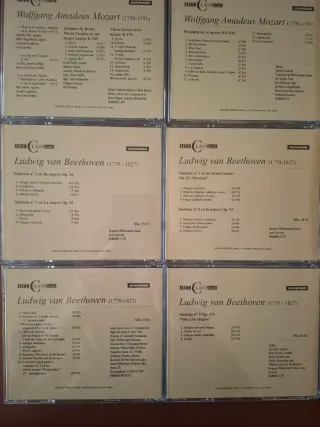 Lote 17 CDs Música Clásica: Beethoven, Mozart, Ver