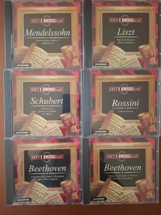 Lote 17 CDs Música Clásica: Beethoven, Mozart, Ver