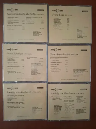 Lote 17 CDs Música Clásica: Beethoven, Mozart, Ver