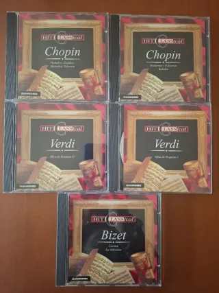 Lote 17 CDs Música Clásica: Beethoven, Mozart, Ver