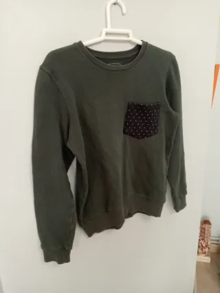 Sudadera Pull&Bear verde XS