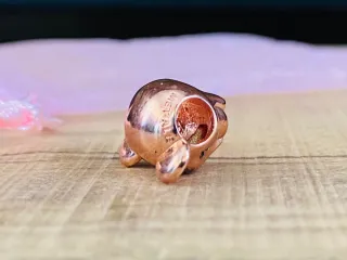 Charm | Cabeza de Leopardo rosa