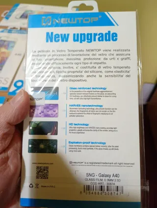 LOTTO 11 PELLICOLE VETRO TEMPERATO SAMSUNG NUOVE