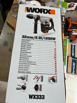 Martillo Perforador WORX WX333 1250W