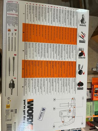 Martillo Perforador WORX WX333 1250W
