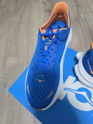 Zapatillas Hoka Trail Running Azul Naranja